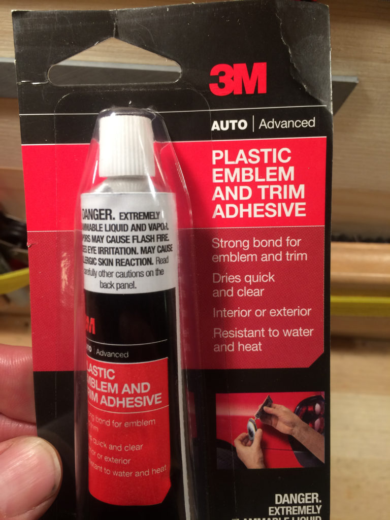 3M Plastic Emblem and Trim Adhesive